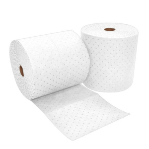 picture of 16" x 150 ft Standard White Oil-Only MW Absorbent Roll 2/Bag