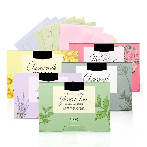 picture ofBest Selling custom Portable Facial Tissue Oil Absorbing Sheets Oil Blotting Paper For Oily Skin