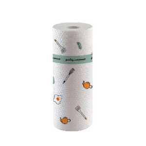 picture ofHigh water & oil absorbent Kitchen Paper Towel Roll /2 ply Disposal Kitchen Tissue Towels/Kitchen towel paper